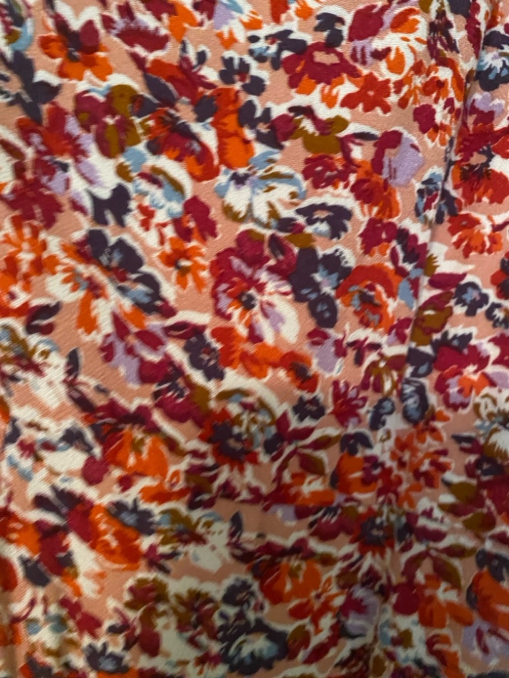 American Eagle Outfitters One-Shoulder Rose Floral Midi Dress - Picture 9 of 9